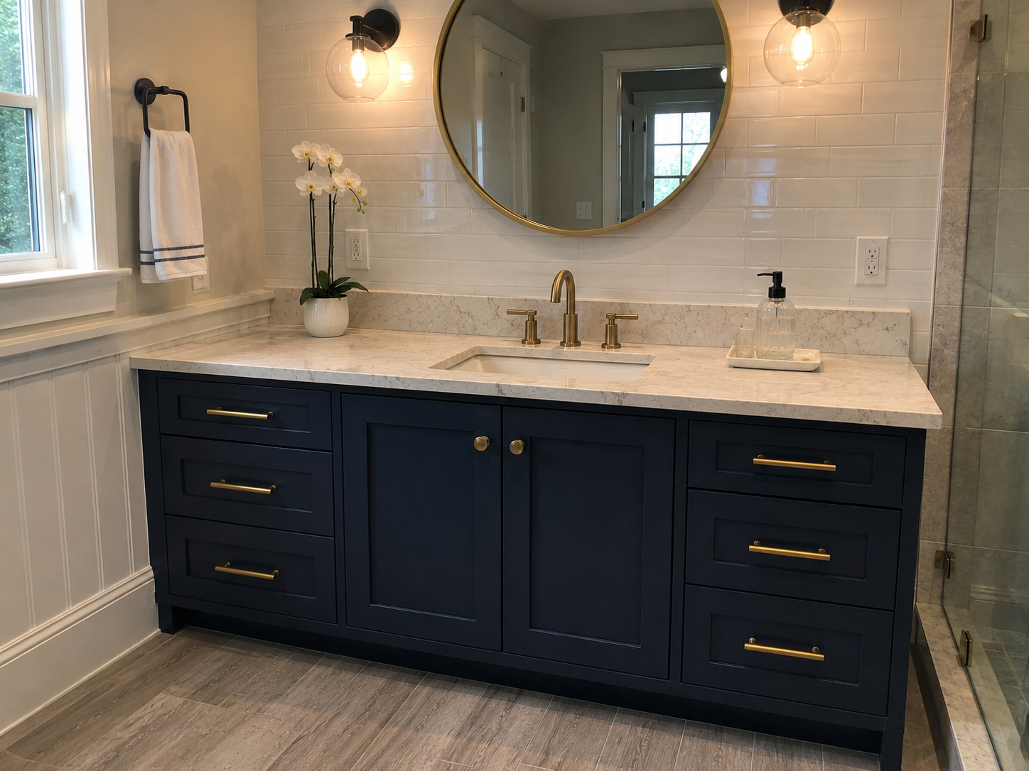 Bathroom Vanity Installation on Cape Cod in Centerville