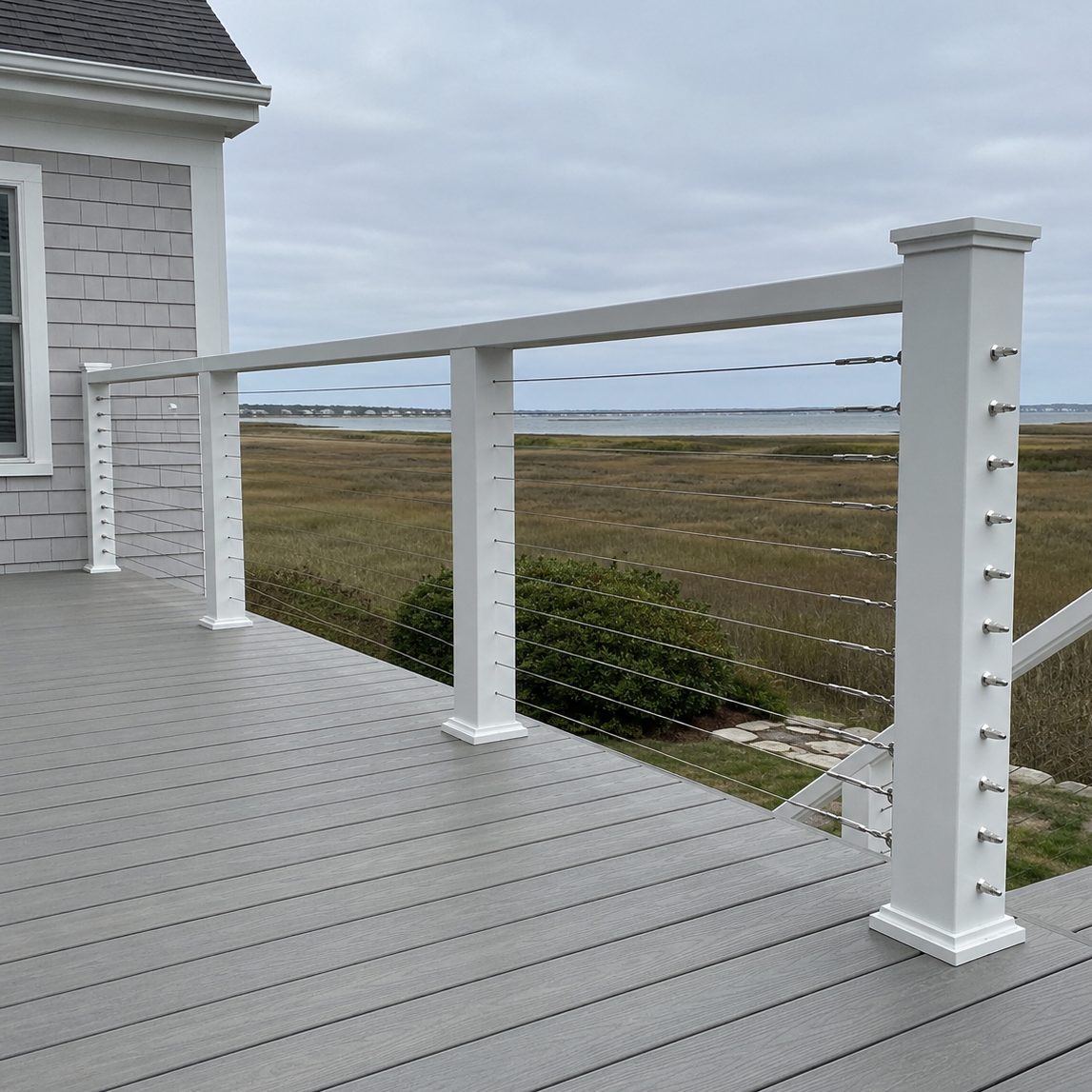 Deck Railing Installation on Cape Cod in Centerville