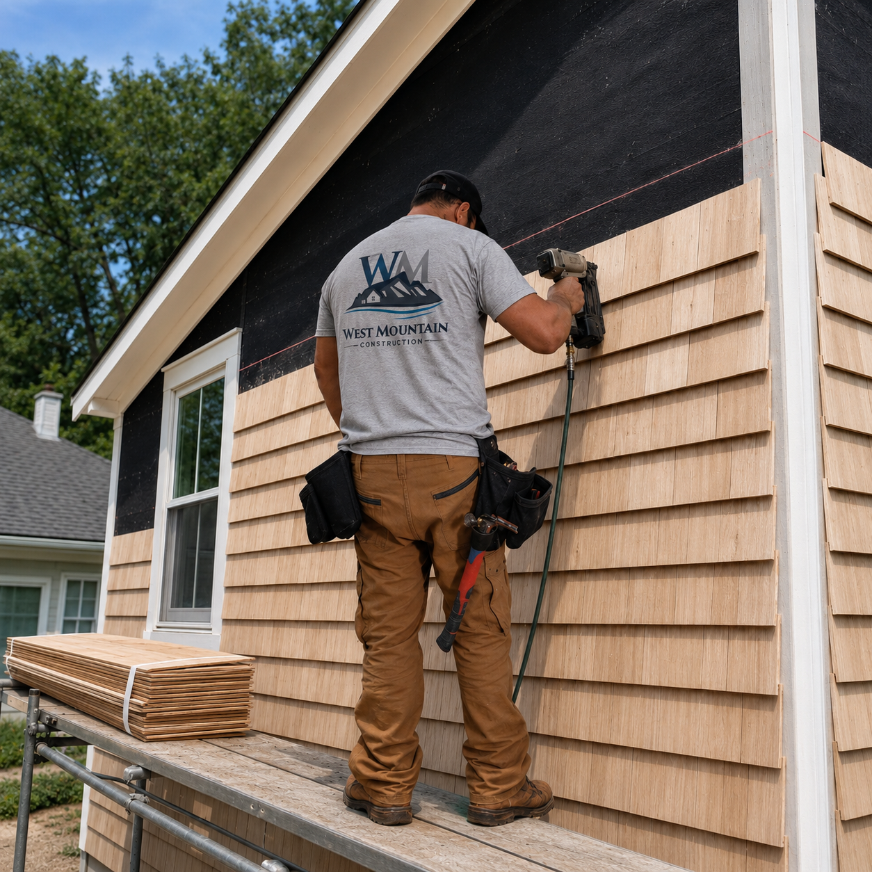 Cedar Shake Siding on Cape Cod, MA, WM Construction Centerville