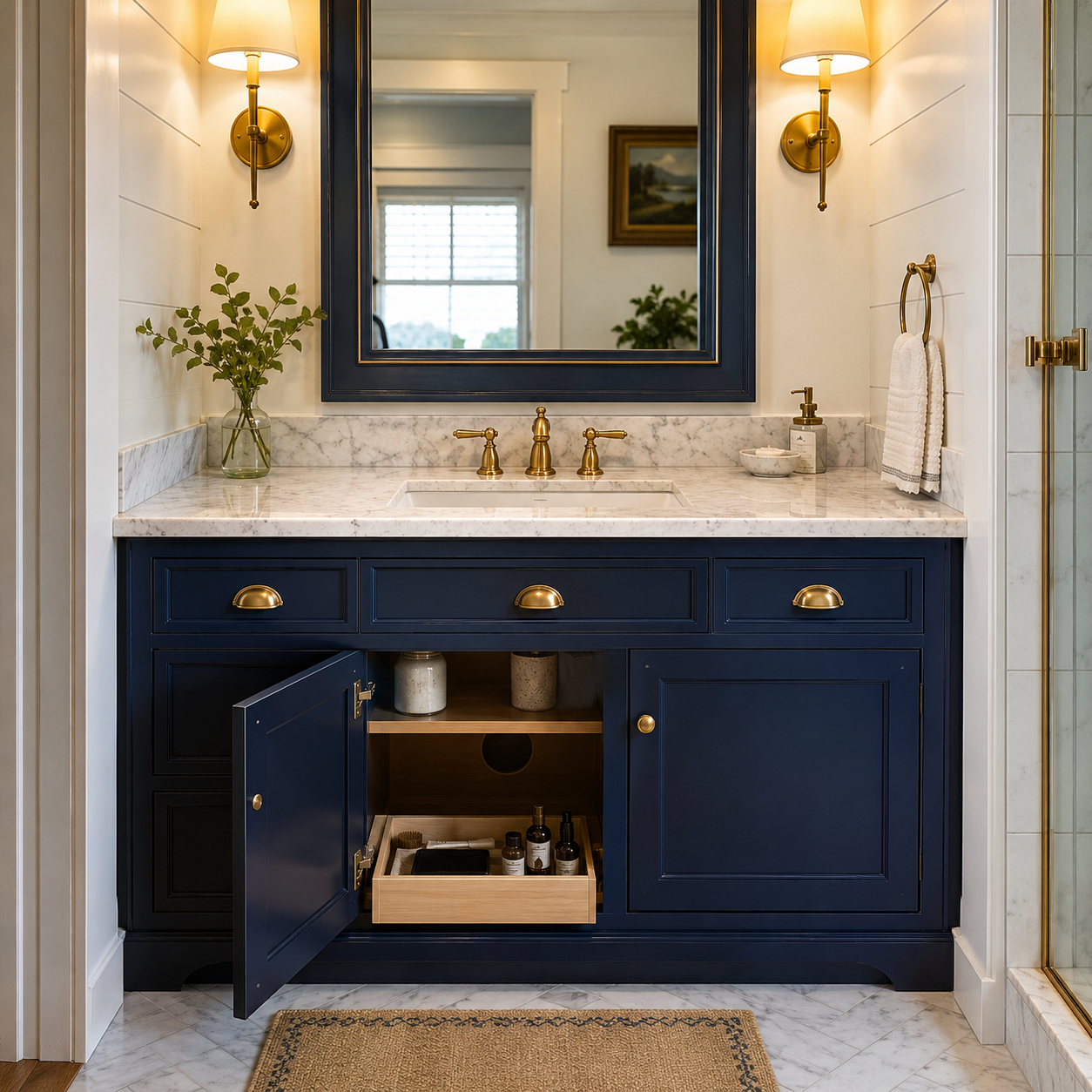 Custom-Built Vanities by WM Construction, Centerville, MA