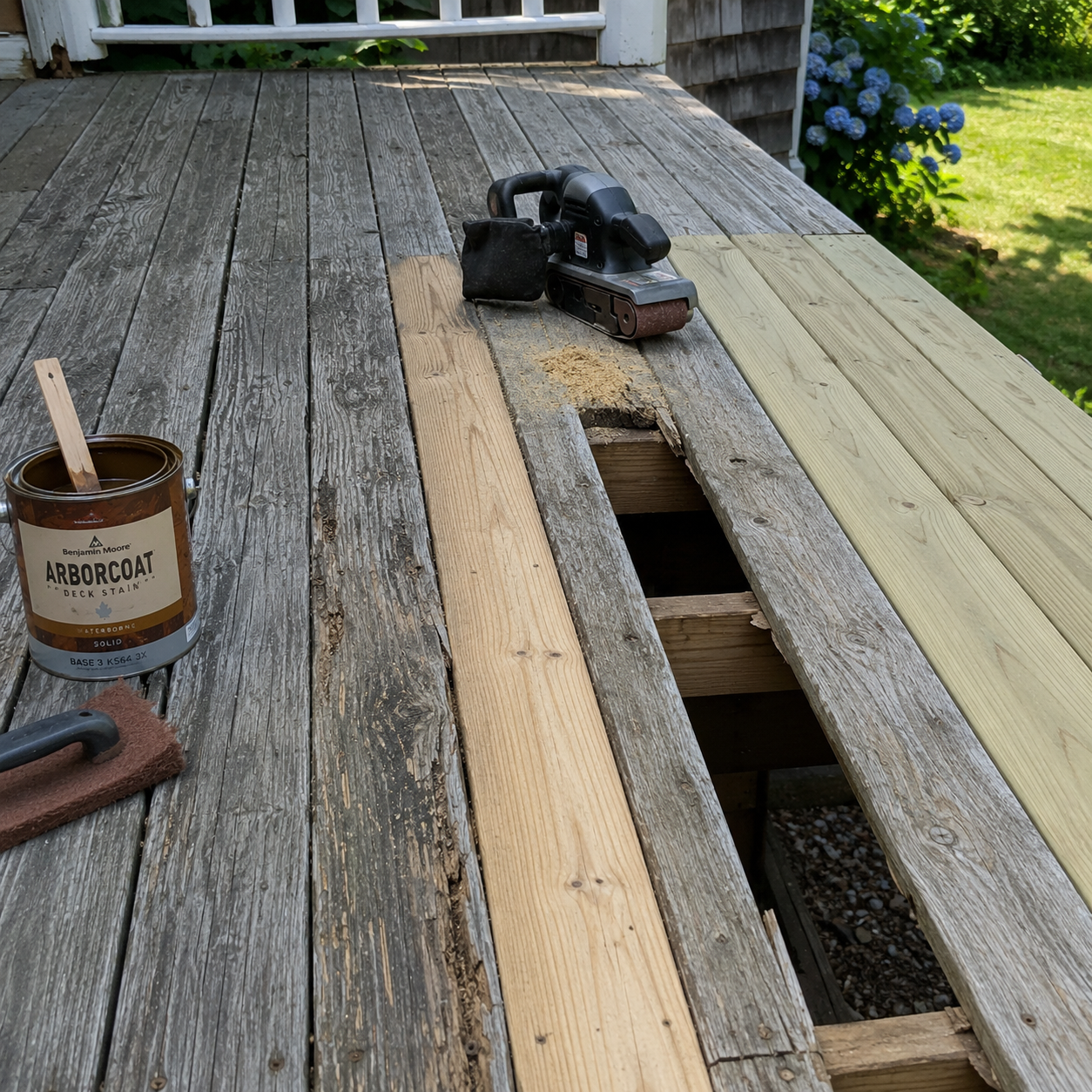 Cosmetic Surface Repair by WM Construction, Centerville, MA