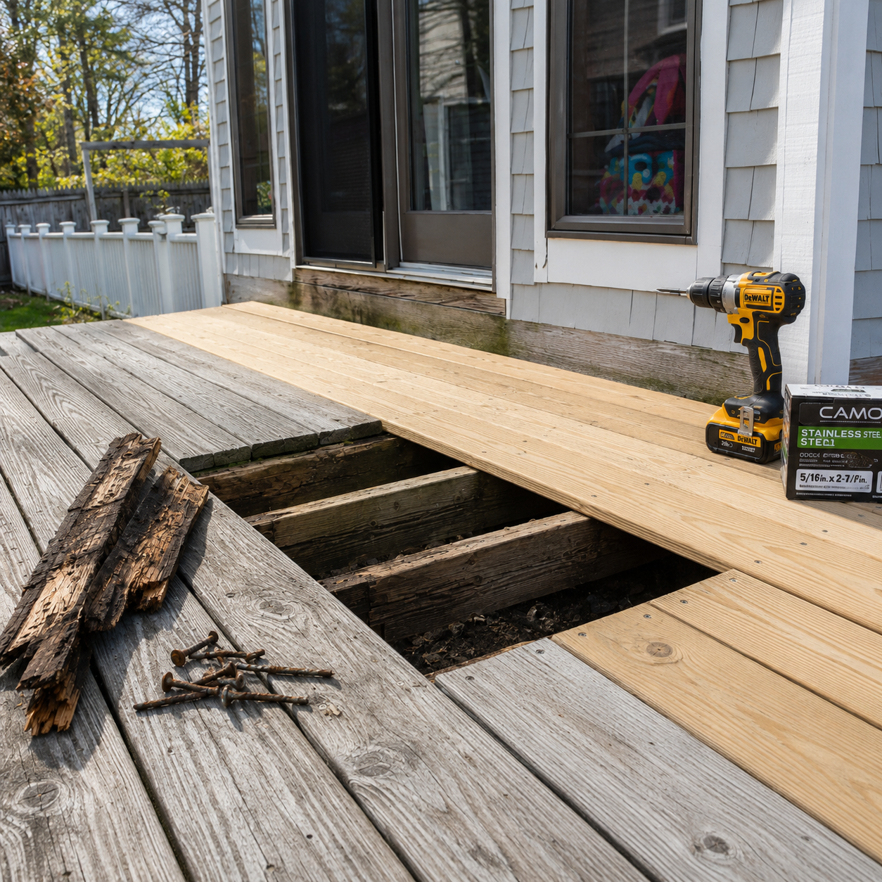 Deck Repair on Cape Cod in Centerville