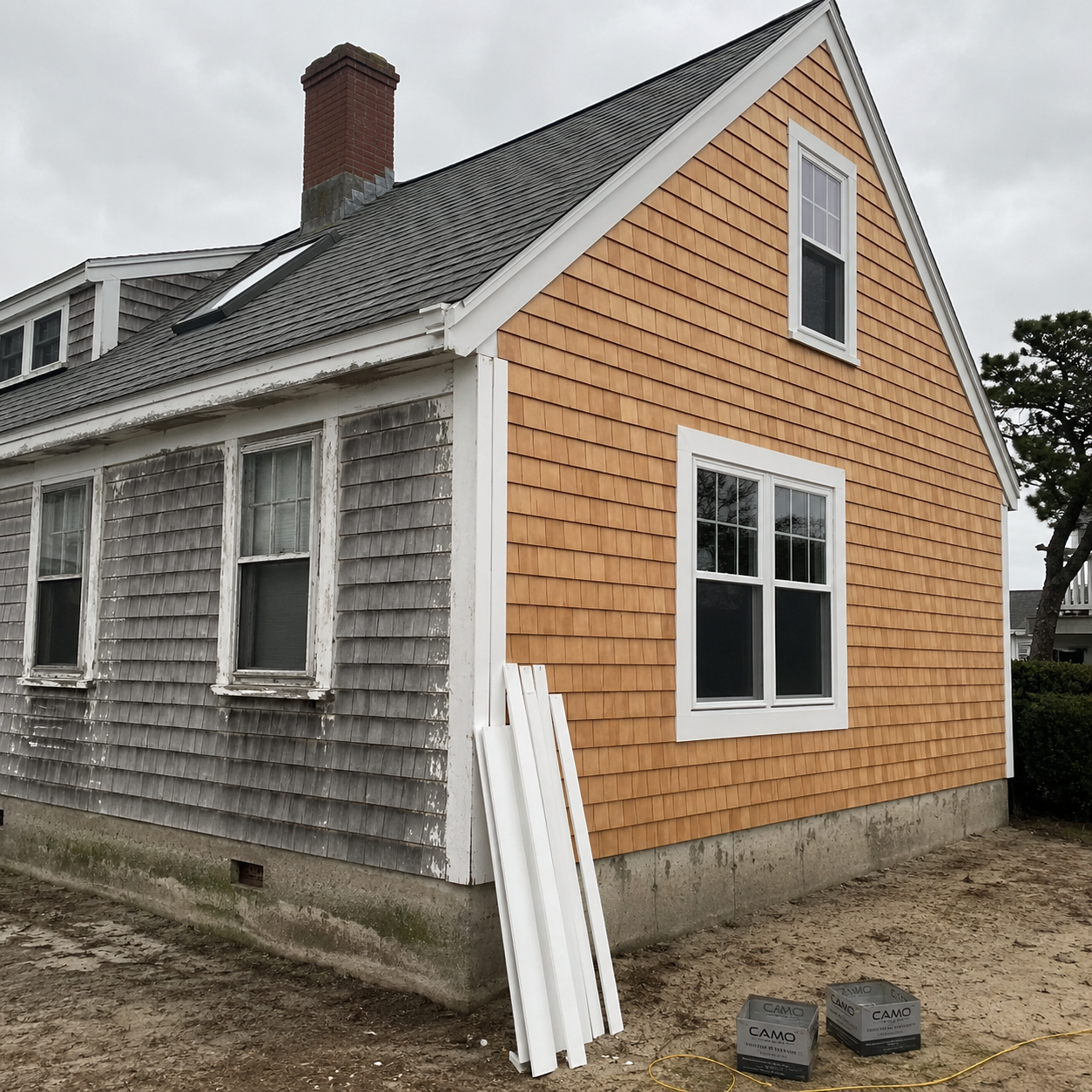Exterior Renovations by WM Construction, Centerville, MA