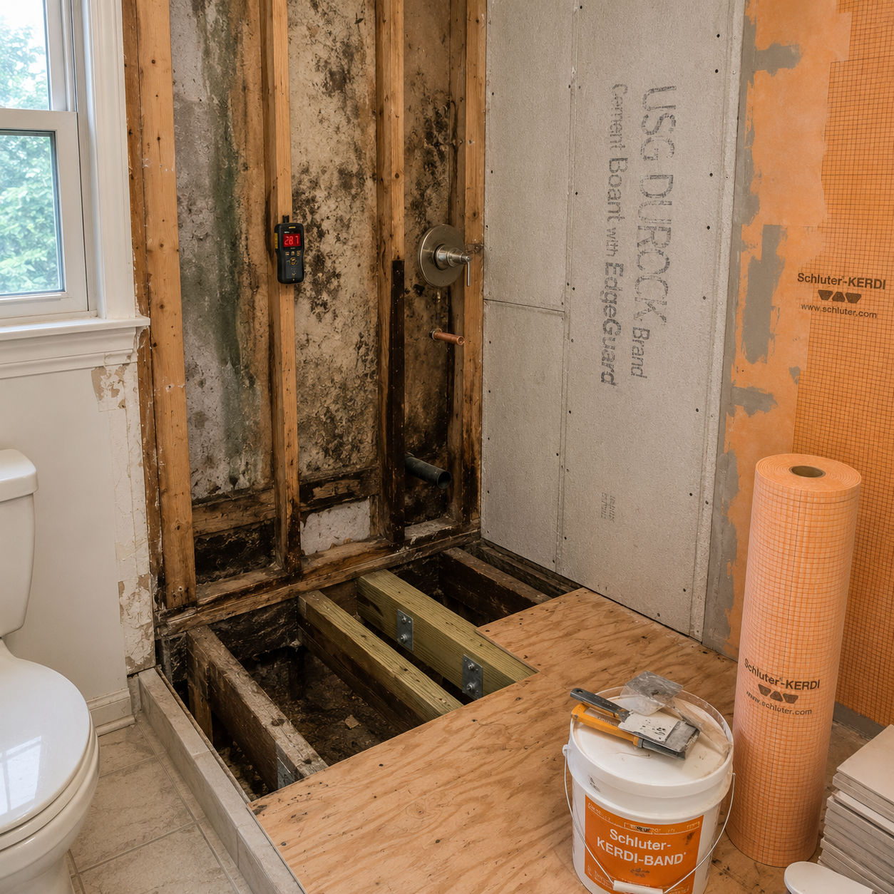 Full Waterproofing Rebuild Conversion by WM Construction, Centerville, MA