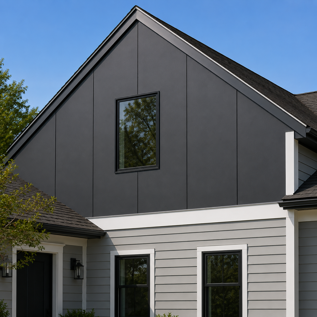 HardiePanel Sheet Siding by WM Construction, Centerville, MA