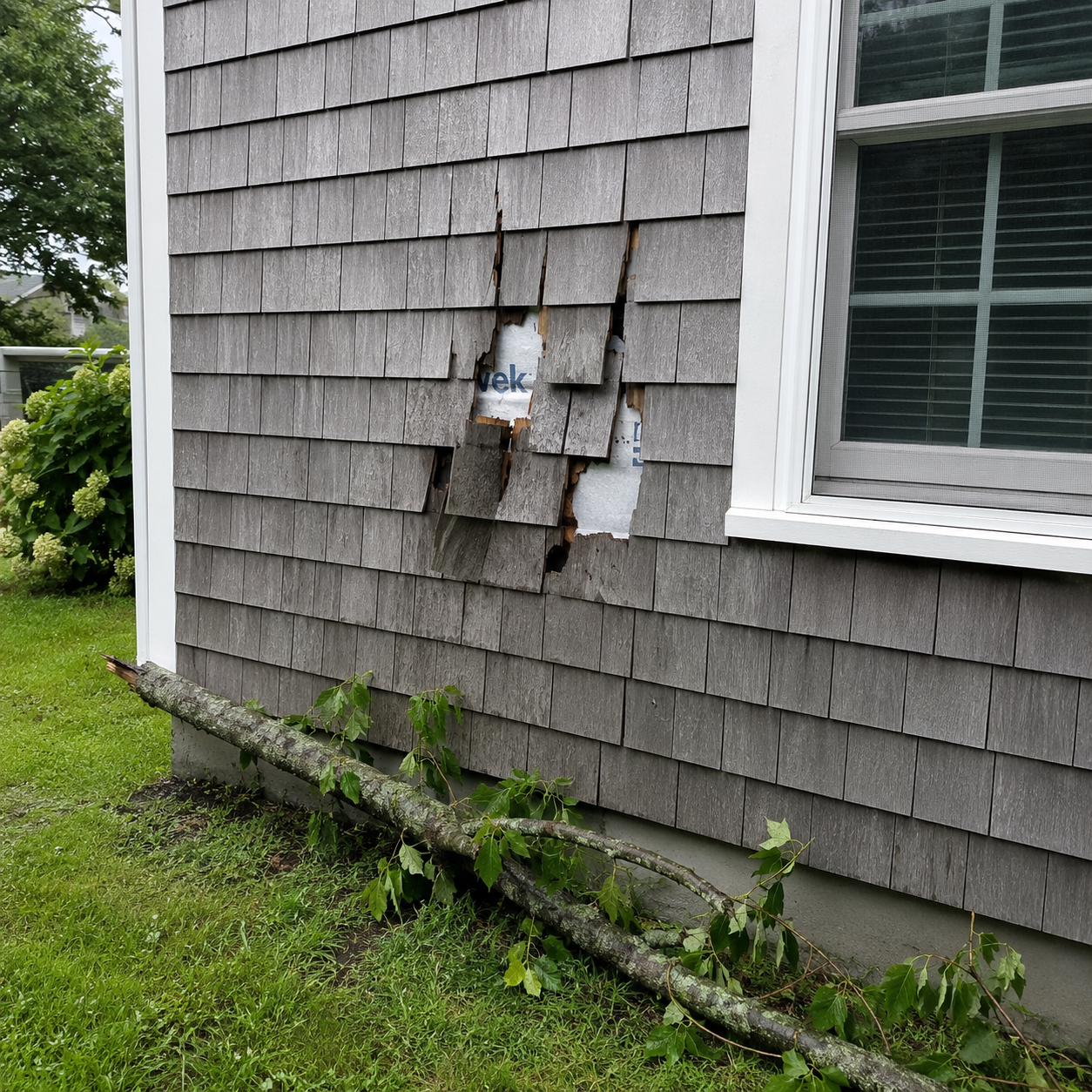 Impact Damage Repair by WM Construction, Centerville, MA