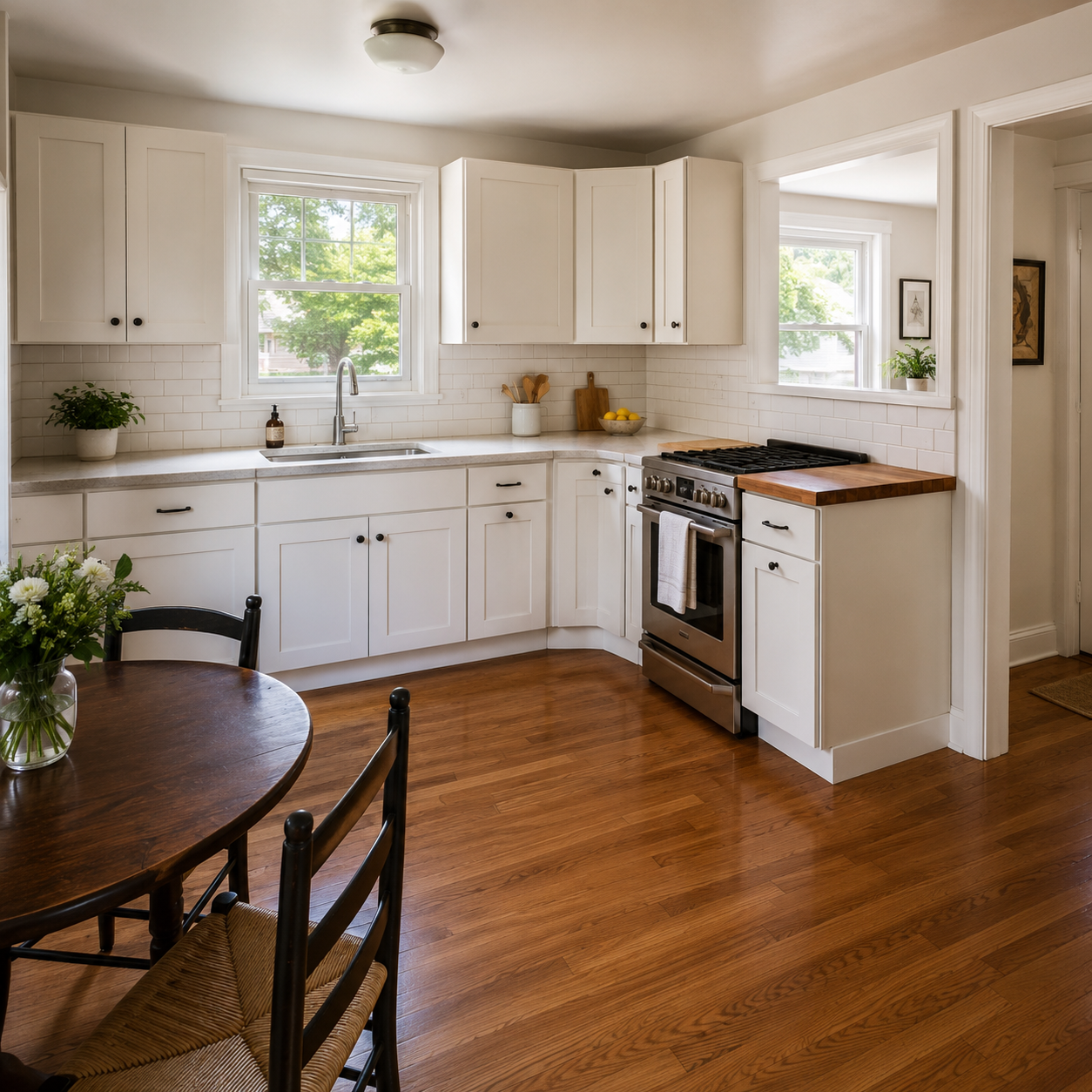 L-Shape Compact Kitchens by WM Construction, Centerville, MA