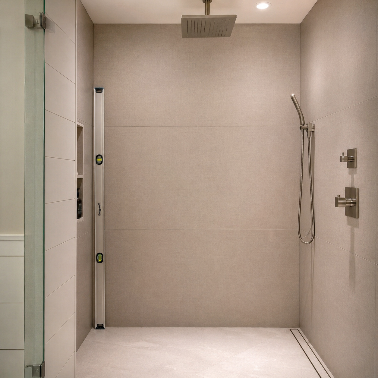 Large-Format Tile by WM Construction, Centerville, MA