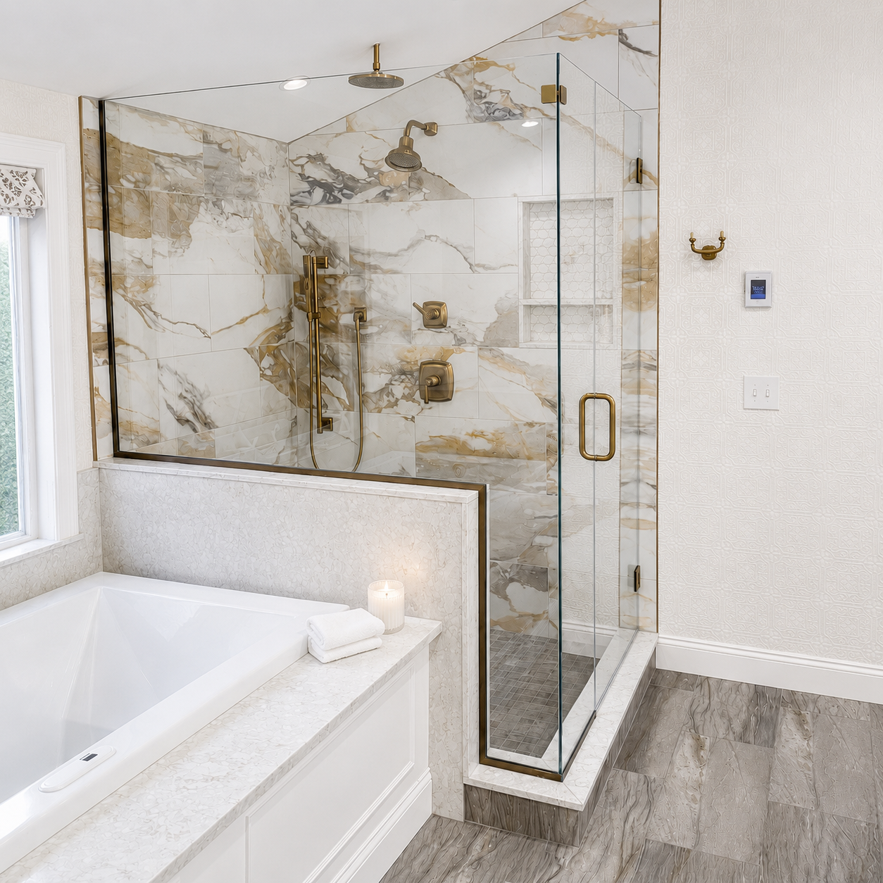 Bathroom Remodeler Services on Cape Cod, MA, WM Construction project in Centerville, MA