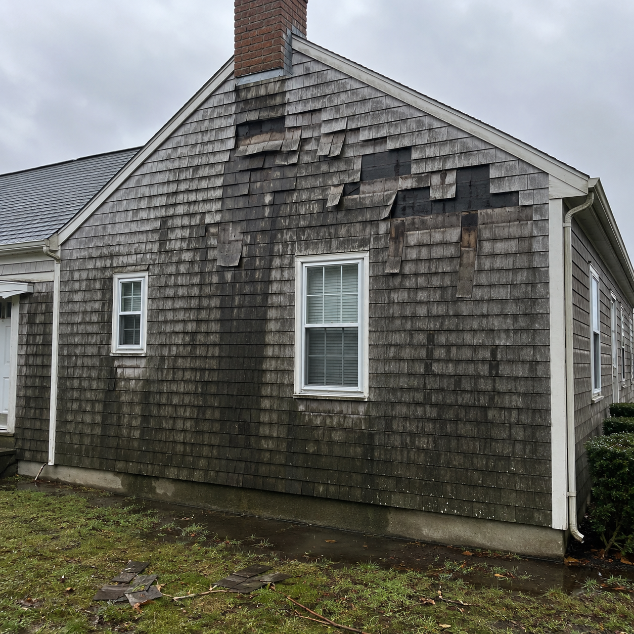 Nor'easter Wind and Rain Damage by WM Construction, Centerville, MA