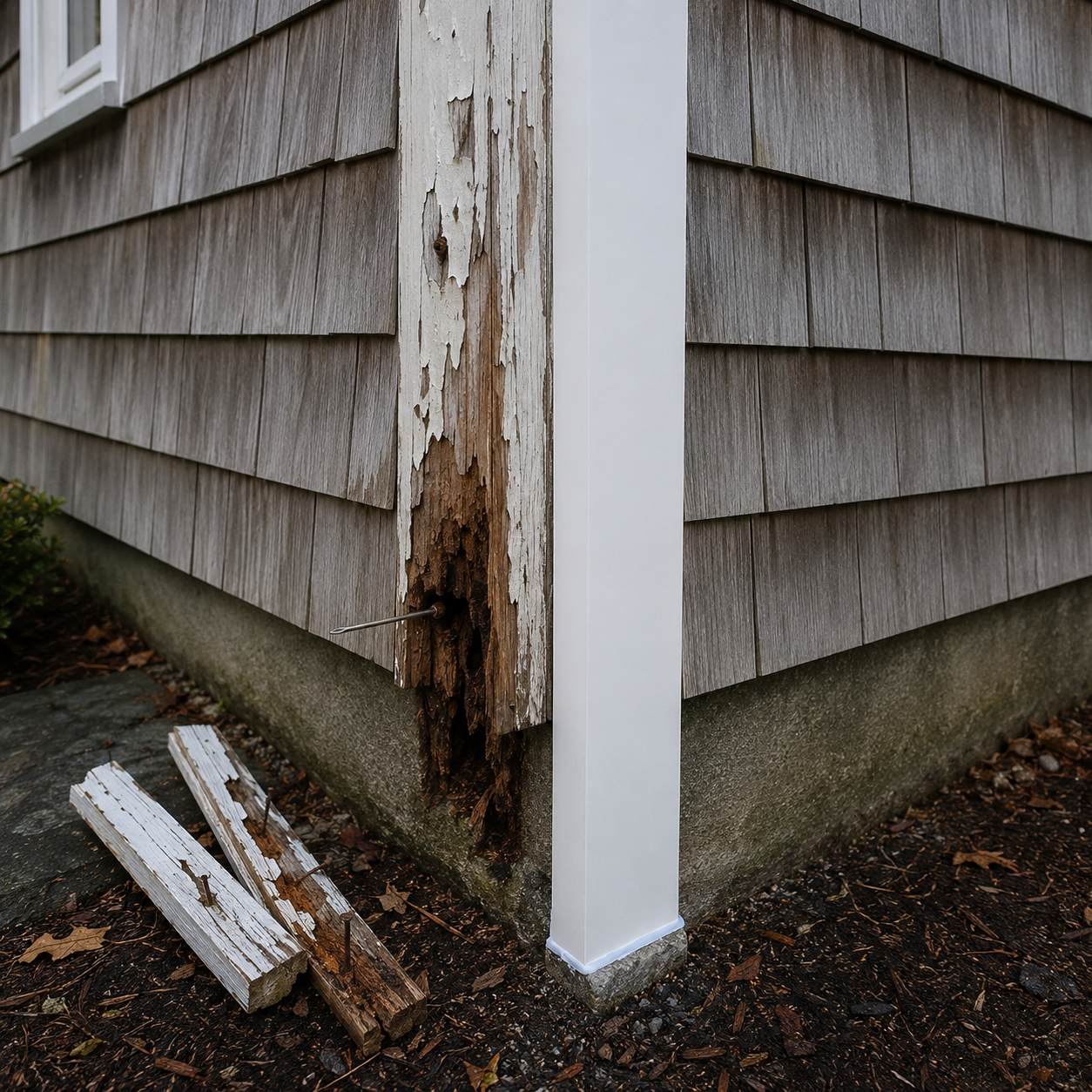 Corner Boards and Trim by WM Construction, Centerville, MA