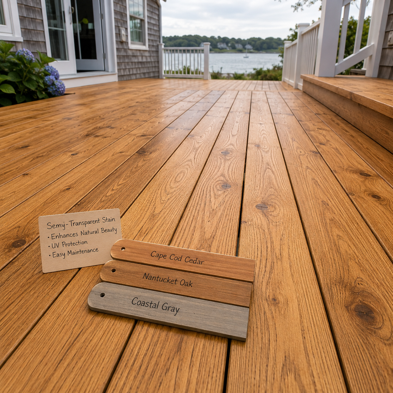 Semi-Transparent Stains by WM Construction, Centerville, MA