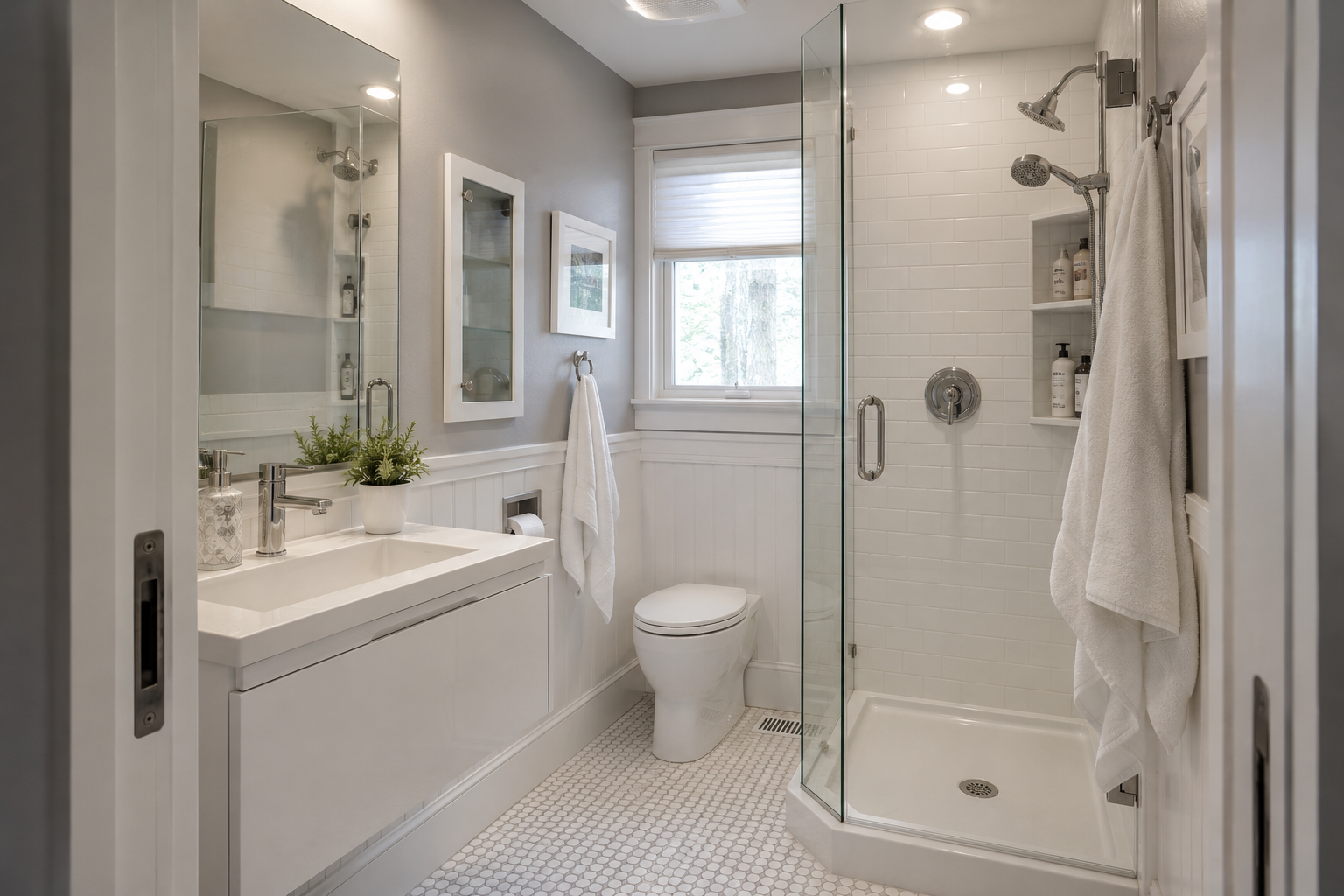 Small Bathroom Remodel on Cape Cod in Centerville