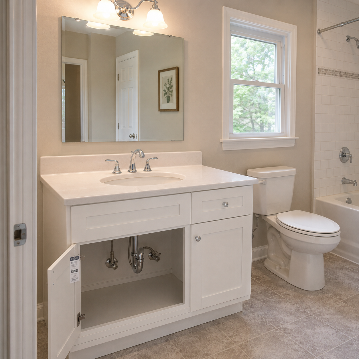 Standard Prefab Vanities by WM Construction, Centerville, MA