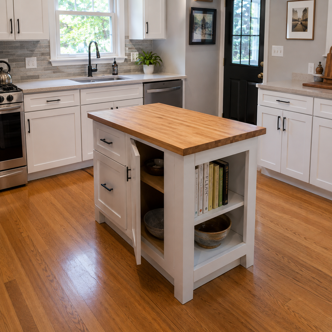 Storage-Only Islands by WM Construction, Centerville, MA