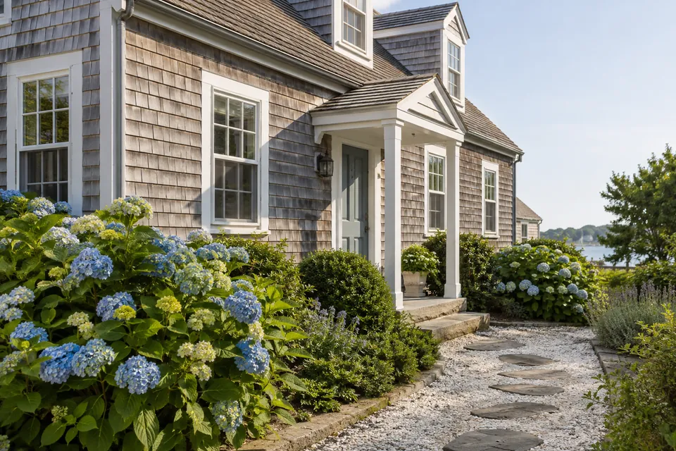 Cedar shake siding in Yarmouth Massachusetts