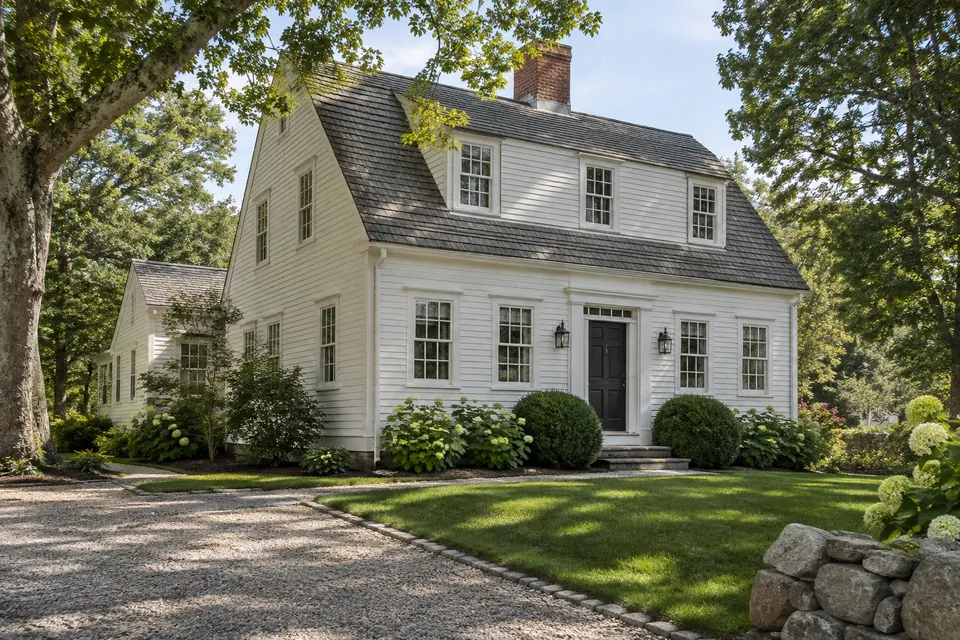 Historic Cape style home in Yarmouth Port Massachusetts